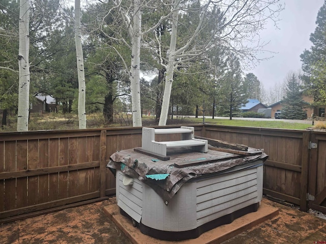369 Beaver Cir, Pagosa Springs, CO 81147 - view of patio featuring fence