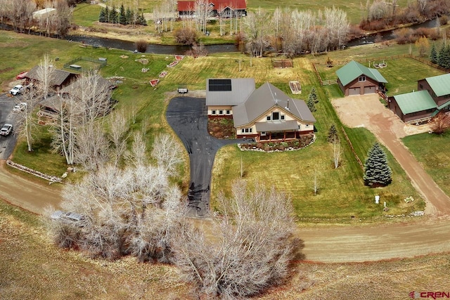 aerial overview of property's location