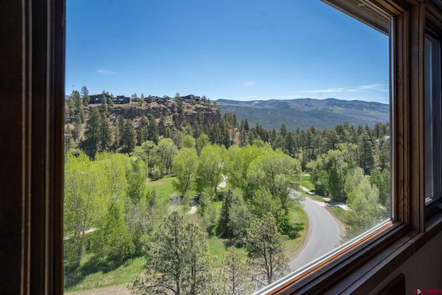 314 N Tamarron Dr Unit 313, Durango, CO 81301 - view of mountain background featuring a heavily wooded area