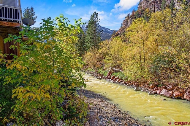 1246 Champ Ln, Ouray, CO 81427 - view of yard with a mountain view
