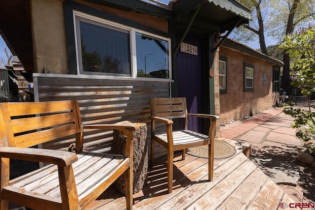 view of deck