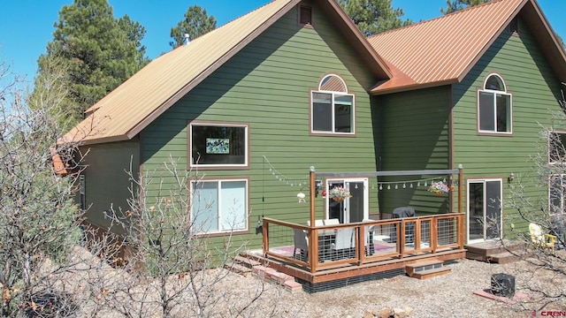 292 E Golf Pl Unit B, Pagosa Springs, CO 81147 - rear view of house featuring a deck
