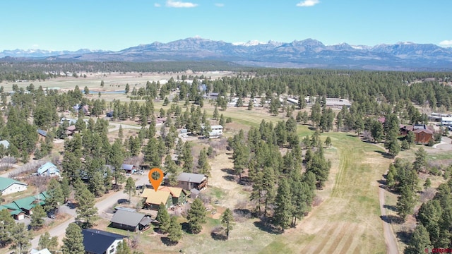 292 E Golf Pl Unit B, Pagosa Springs, CO 81147 - bird's eye view of a mountain backdrop