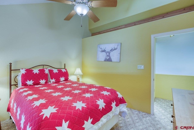 301 Talisman Dr Unit 4319, Pagosa Springs, CO 81147 - carpeted bedroom with a ceiling fan