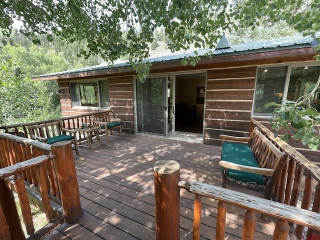 209 Deer Path Ln, Almont, CO 81230 - view of deck