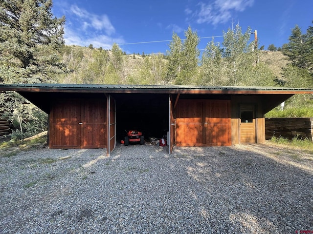 209 Deer Path Ln, Almont, CO 81230 - view of horse barn