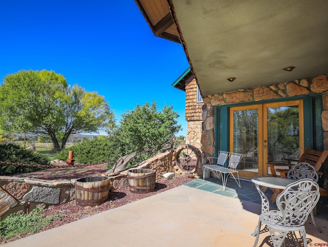 14120 Rd 26, Dolores, CO 81323 - view of patio / terrace with french doors