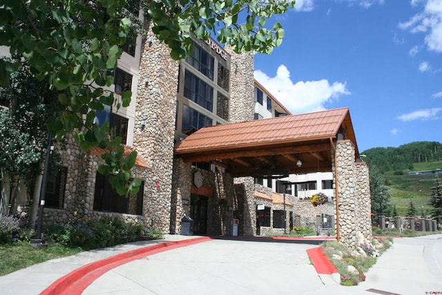 view of community