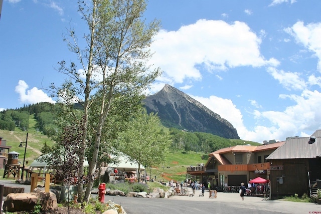 view of mountain backdrop
