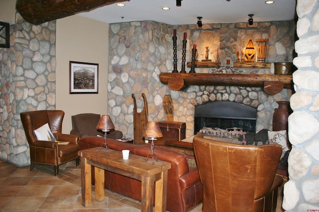 view of living area