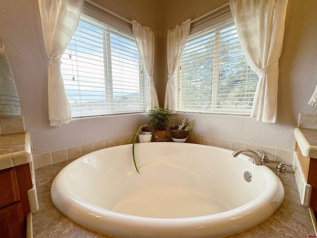 360 Forest Hill Rd, Ridgway, CO 81432 - bathroom featuring a textured wall and a bath