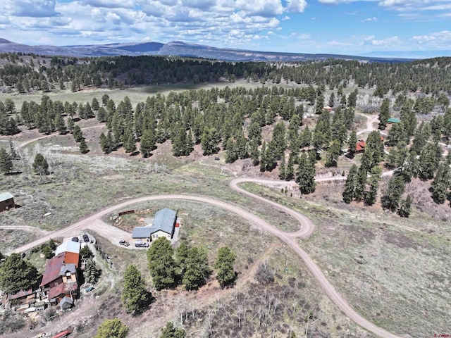 360 Forest Hill Rd, Ridgway, CO 81432 - aerial view of a mountainous background and a forest