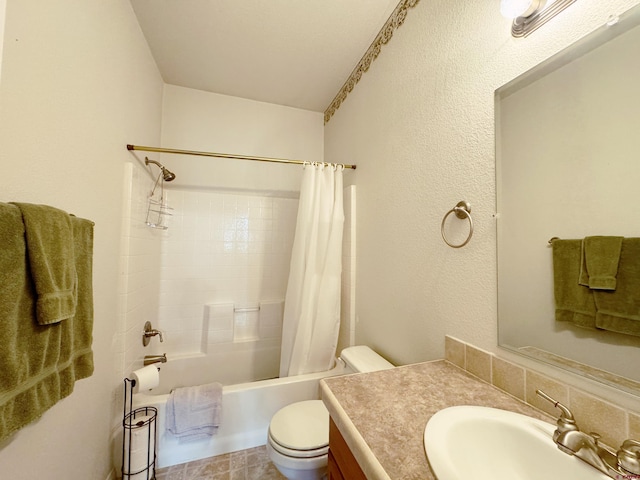 360 Forest Hill Rd, Ridgway, CO 81432 - bathroom featuring toilet, vanity, and shower / tub combo