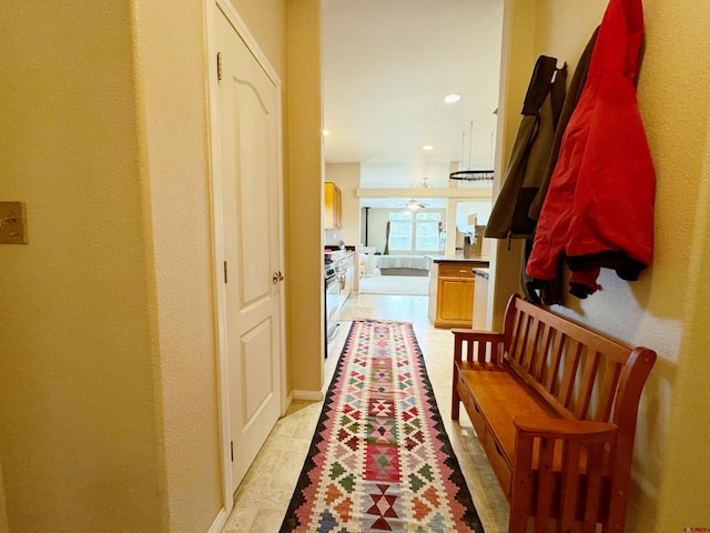 360 Forest Hill Rd, Ridgway, CO 81432 - corridor with recessed lighting