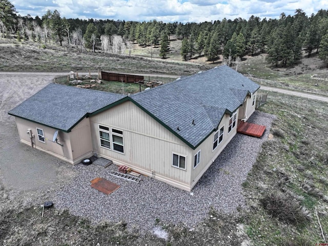360 Forest Hill Rd, Ridgway, CO 81432 - aerial view of property and surrounding area featuring a heavily wooded area