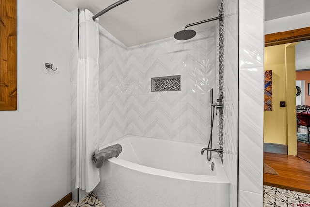 1257 Snowden St, Silverton, CO 81433 - full bath with shower / bath combo and baseboards