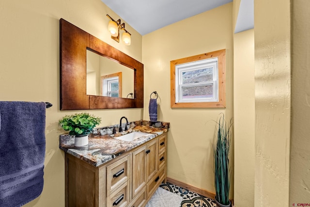 1257 Snowden St, Silverton, CO 81433 - bathroom featuring vanity and baseboards