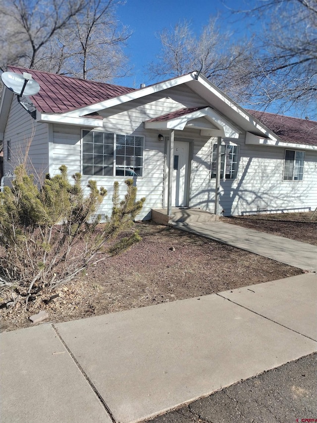 240 S Madison St, Cortez, CO 81321 - ranch-style home featuring metal roof