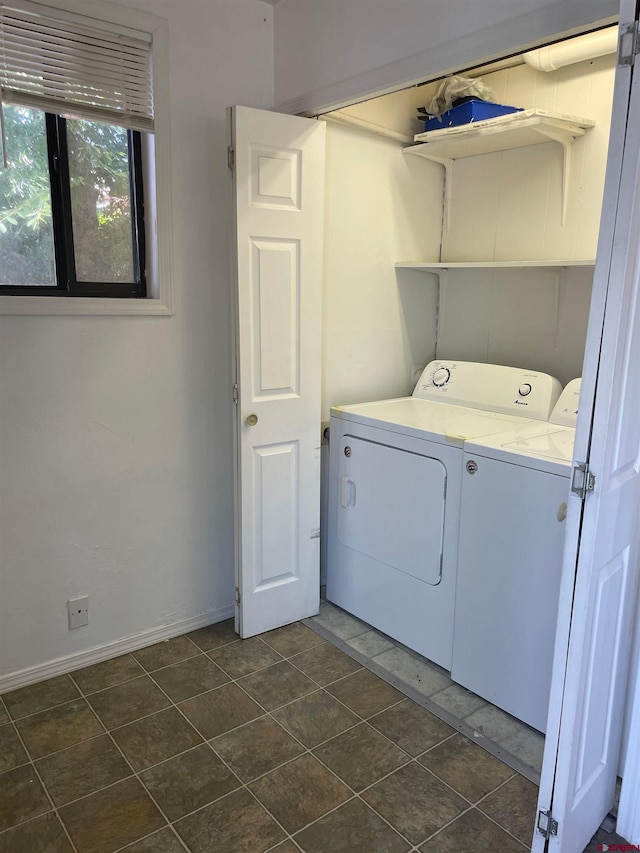 145 S Madison St, Cortez, CO 81321 - laundry room featuring washing machine and dryer and baseboards