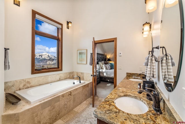 32 Cinnamon Mountain Rd, Mount Crested Butte, CO 81225 - ensuite bathroom with a bath and double vanity