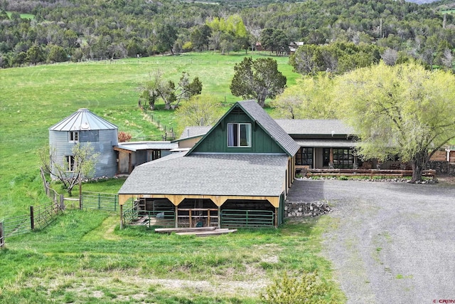 10491 54 7/10 Rd, Molina, CO 81646 - aerial view of property and surrounding area featuring a heavily wooded area