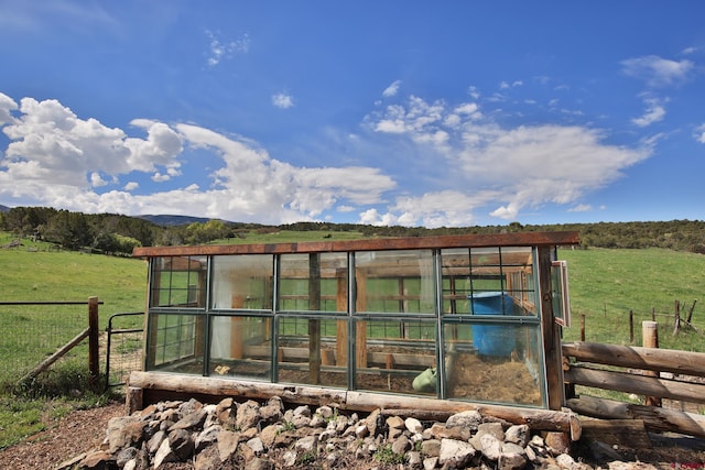 10491 54 7/10 Rd, Molina, CO 81646 - view of greenhouse featuring a view of rural / pastoral area