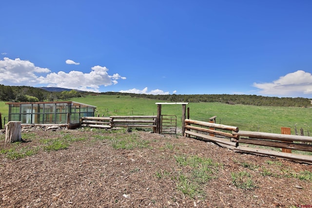 10491 54 7/10 Rd, Molina, CO 81646 - view of yard with fence and a rural view