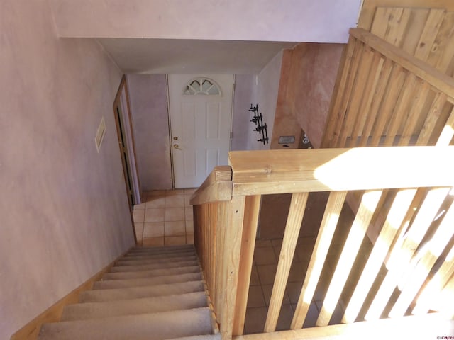 858 Reese St, Silverton, CO 81433 - stairway featuring tile patterned floors