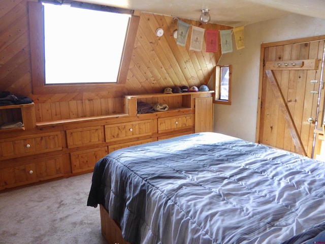 858 Reese St, Silverton, CO 81433 - bedroom with light colored carpet and wooden walls