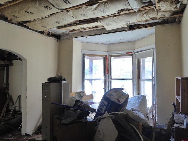 858 Reese St, Silverton, CO 81433 - miscellaneous room featuring arched walkways