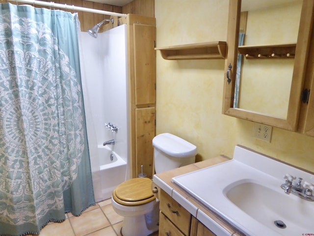 858 Reese St, Silverton, CO 81433 - full bath featuring toilet, tile patterned flooring, shower / tub combo, and vanity
