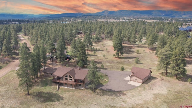 584 Oren Rd, Pagosa Springs, CO 81147 - view of subject property featuring mountains and a forest