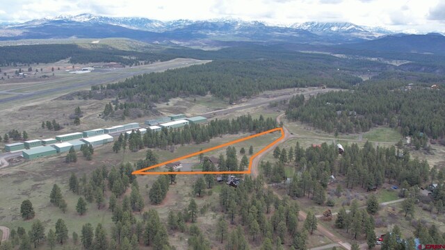 584 Oren Rd, Pagosa Springs, CO 81147 - aerial view of sparsely populated area featuring mountains