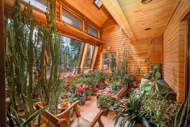 520 Los Ranchitos Dr, Durango, CO 81301 - sunroom / solarium featuring beamed ceiling