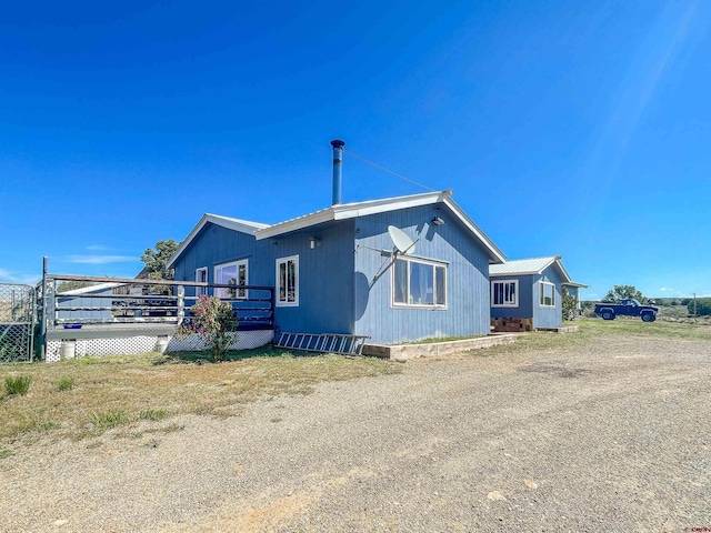 175 County Road J6, Egnar, CO 81325 - view of side of property with a deck