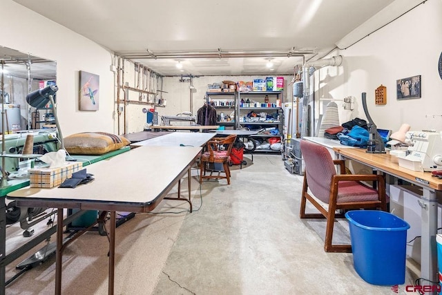1060 Alta Vista Dr, Craig, CO 81625 - garage with a workshop area and gas water heater