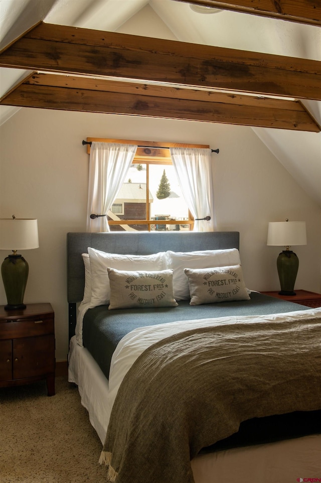 209 Whiterock Ave, Crested Butte, CO 81224 - carpeted bedroom featuring lofted ceiling