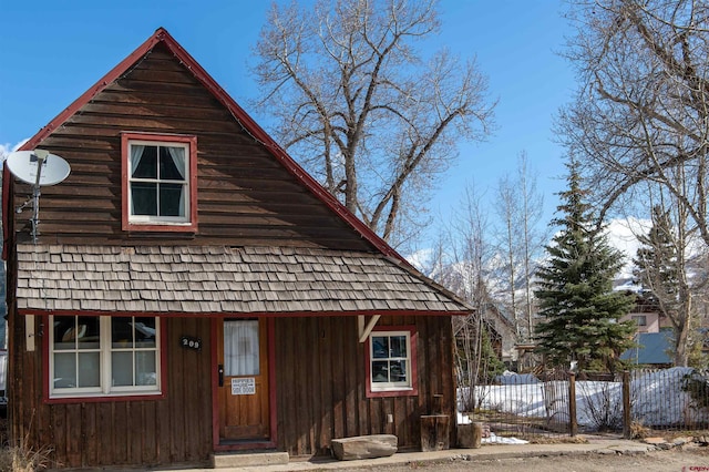 209 Whiterock Ave, Crested Butte, CO 81224 - view of front of house featuring board and batten siding