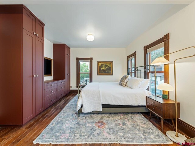 645 2nd St, Ouray, CO 81427 - bedroom featuring dark wood-style floors