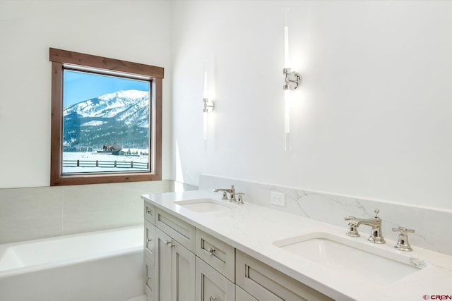 70 Lexie Ct, Crested Butte, CO 81224 - full bath with a tub and double vanity