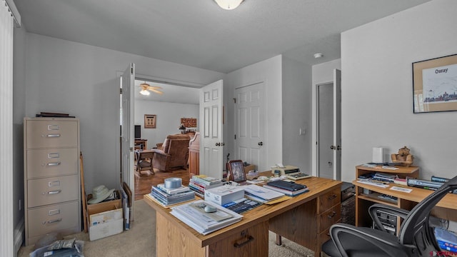 2384 Ridge Circle Dr Unit 14, Grand Junction, CO 81507 - carpeted office space featuring ceiling fan