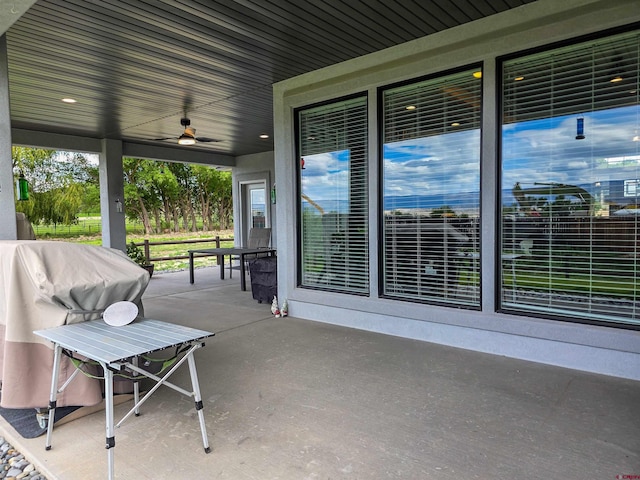 1771 Trappers Ct, Delta, CO 81416 - view of patio featuring a ceiling fan and a porch