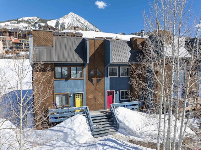 22 Castle Rd Unit 2, Mount Crested Butte, CO 81225 - view of front of home featuring a mountain view