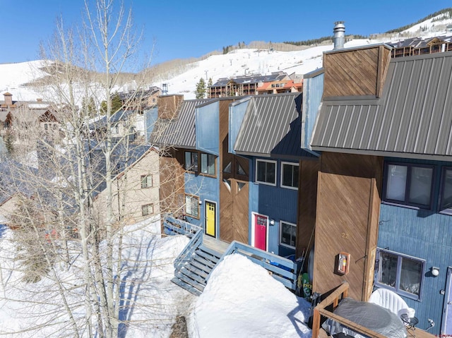 22 Castle Rd Unit 2, Mount Crested Butte, CO 81225 - snow covered property featuring a mountain view