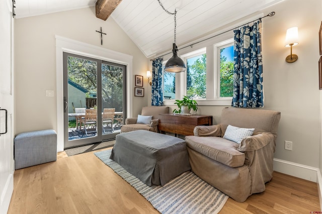 414 N Spruce St, Gunnison, CO 81230 - sitting room featuring wood finished floors