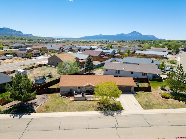 801 L Way, Cortez, CO 81321 - aerial perspective of suburban area with a mountainous background