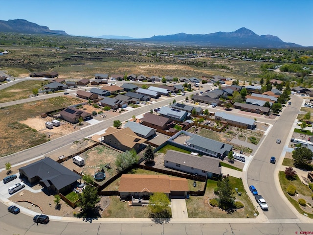 801 L Way, Cortez, CO 81321 - aerial perspective of suburban area featuring a mountain backdrop