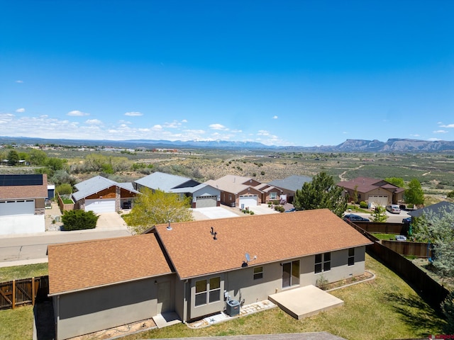 801 L Way, Cortez, CO 81321 - aerial view of residential area with mountains