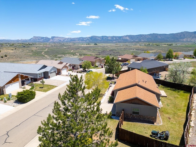 801 L Way, Cortez, CO 81321 - aerial perspective of suburban area featuring mountains