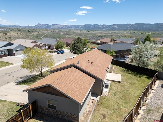 801 L Way, Cortez, CO 81321 - aerial perspective of suburban area featuring mountains